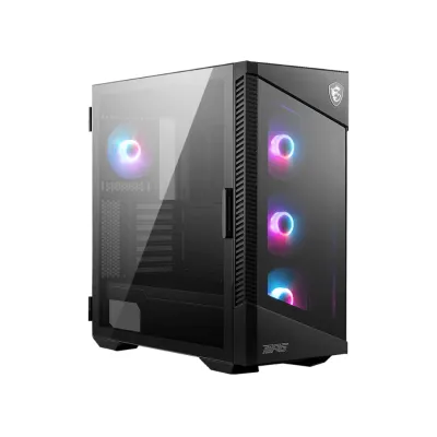 MSI MPG VELOX 100R Mid-Tower E-ATX Gaming CASE 電競機箱 黑/白 - 黑色