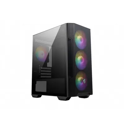 MSI 微星 MAG FORGE M100R Micro-ATX 機箱 - Black / White 黑 / 白色 - 黑色