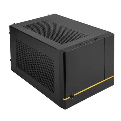 SilverStone SUGO 14 SG14B Mini-ITX 機箱 (黑/白) - 黑色