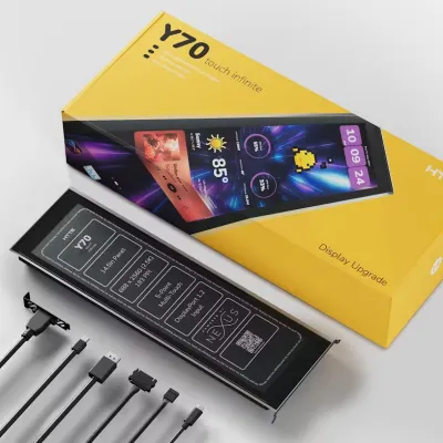 HYTE Y70 Touch Infinite Display Upgrade Kit 螢幕升級套件 - 黑色