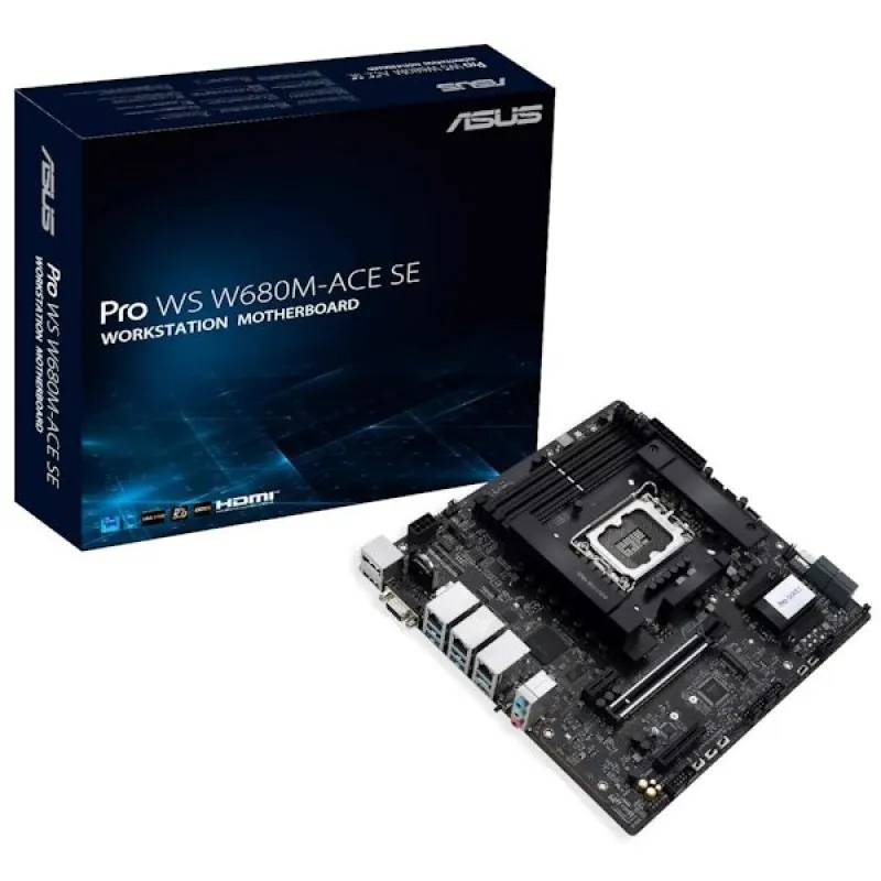 ASUS 華碩 Pro WS W680-ACE SE MATX 主機板 DDR5 LGA1700