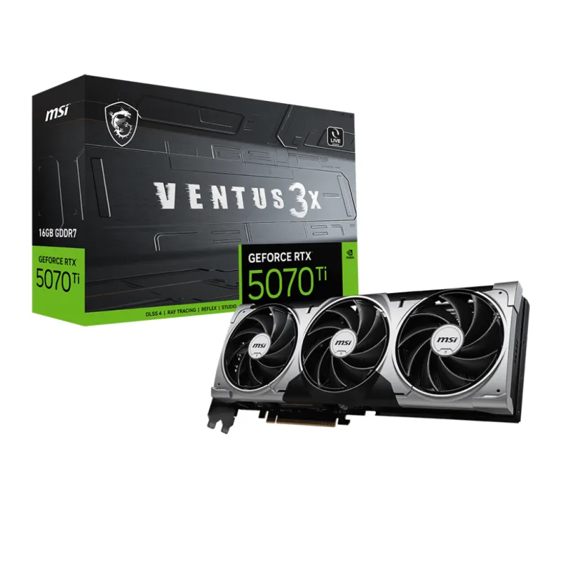 MSI 微星 GeForce RTX 5070 TI 16GB VENTUS 3X OC PLUS 顯示卡