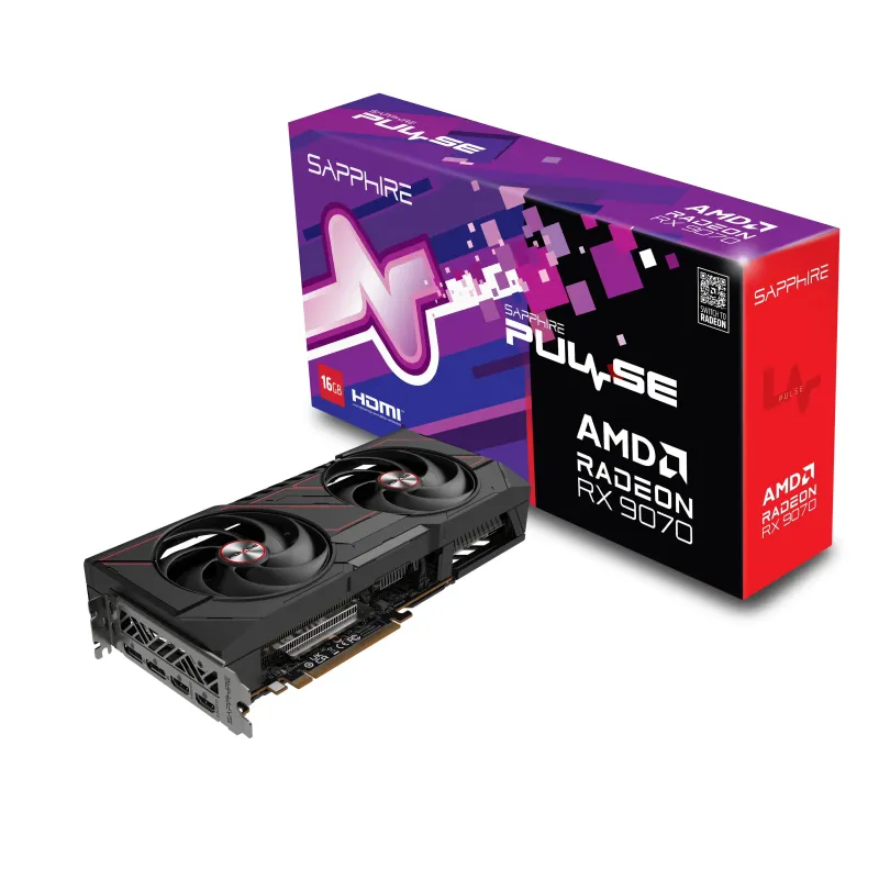 SAPPHIRE PULSE AMD Radeon RX 9070 顯示卡 16GB
