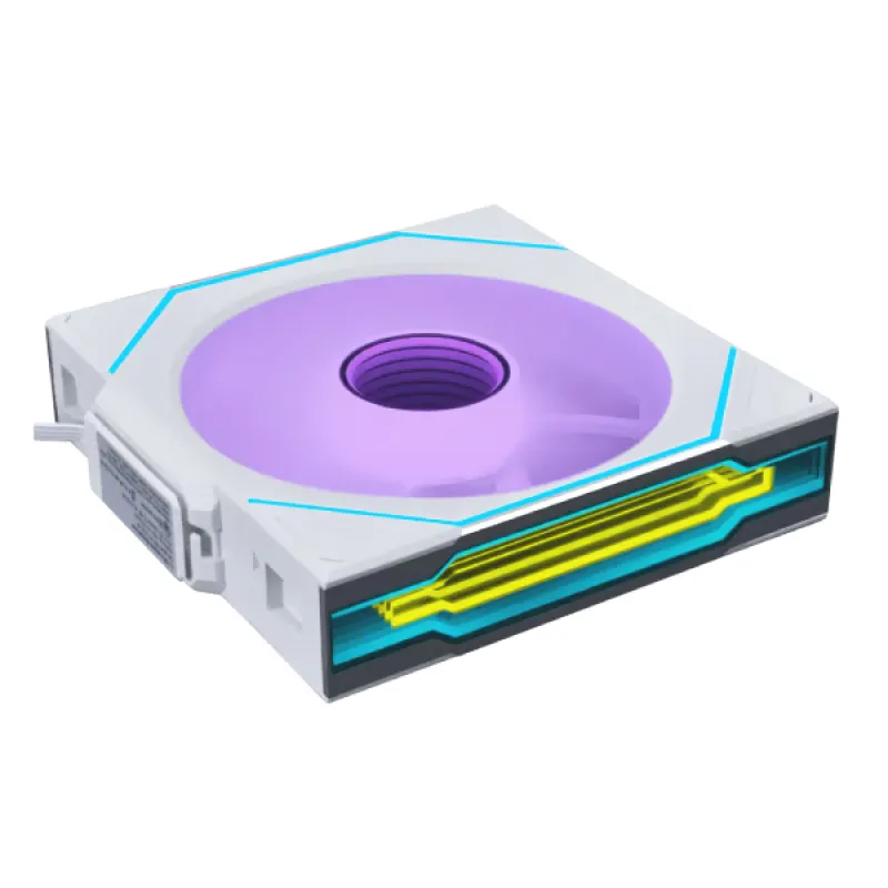 LIAN LI 聯力 UNI FAN SL-INF WIRELESS Reversed Blade 120mm 反向單風扇 - White 白色 【沒有附控制器】