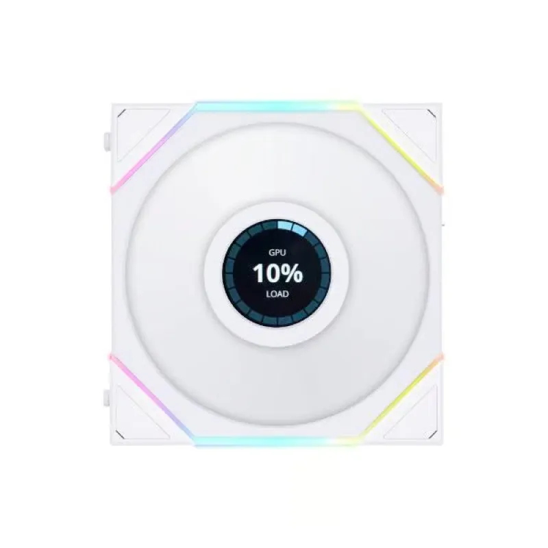 LIAN LI 聯力 UNI FAN TL LCD 120mm 單風扇 - White 白色 【沒有附控制器】
