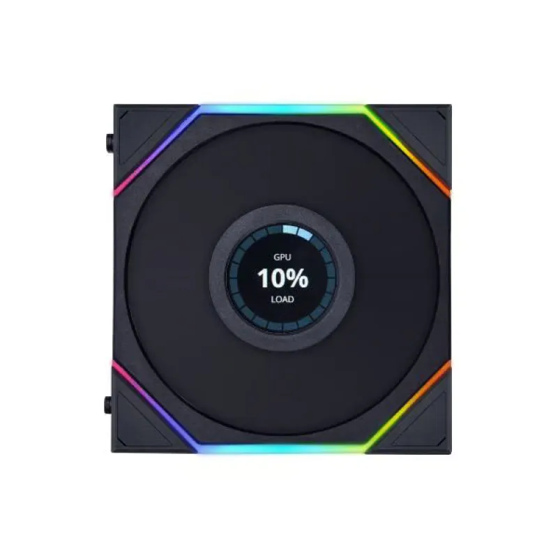 LIAN LI 聯力 UNI FAN TL LCD 120mm 單風扇 -  Black 黑色 【沒有附控制器】