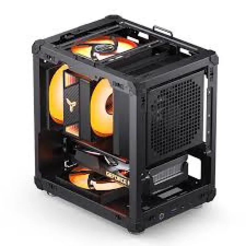 Jonsbo C6-ITX ITX Case 機箱 黑/白 (Jonsbo-C6-ITX) - 黑色