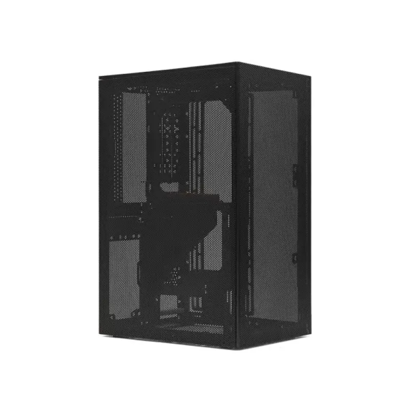 SSUPD Meshroom S V2 Full Mesh Mini-ITX 機箱 (w/ PCIe 5.0 Riser Cable) - Black 黑色