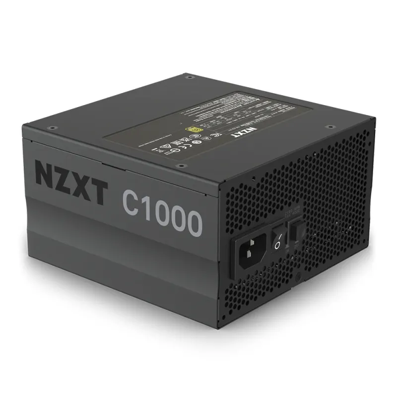 【八週年大激減】NZXT C1000 1000W 全模組電源供應器 金牌  Black 黑色