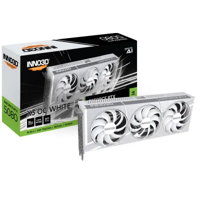 INNO3D GeForce RTX 5080 X3 OC WHITE 白色顯示卡 16GB GDDR7 DLSS4