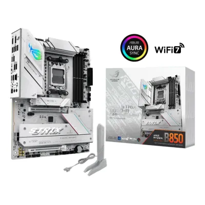 ASUS 華碩 ROG STRIX B850-A GAMING WIFI ATX 白色主機底板