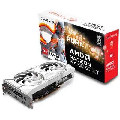 SAPPHIRE PURE AMD Radeon RX 9060 XT 顯示卡 16GB