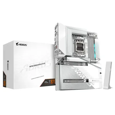 GIGABYTE 技嘉 X870 AORUS STEALTH ICE DDR5 ATX 背插式主機板