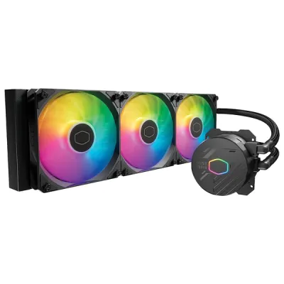 Cooler Master MASTERLIQUID ML360L CORE ARGB 水冷熱散器 黑 / 白 - 黑色