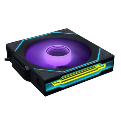 LIAN LI 聯力 UNI FAN SL-INF WIRELESS Reversed Blade 120mm 反向單風扇 - Black 黑色 【沒有附控制器】