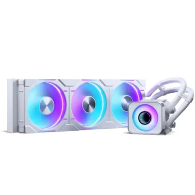 Phanteks 追風者 GALCIER ONE D30 X2 D-RGB 360mm 水冷散熱器 - White 白色