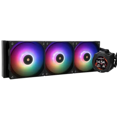 Thermalright Core Vision 360 ARGB WaterCooler 水冷 (Black /White) - 黑色