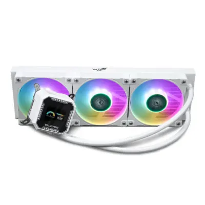 VALKYRIE B360 ARGB 360mm Liquid CPU Cooler - 白色