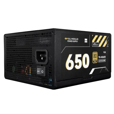 Thermalright KG650 650W 80Plus Gold 金牌 主機電源 黑/白 - 黑色