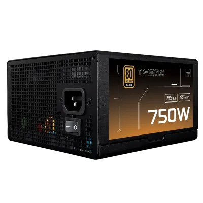 Thermalright KG750 750W 80Plus Gold 金牌 主機電源 黑/白 - 黑色