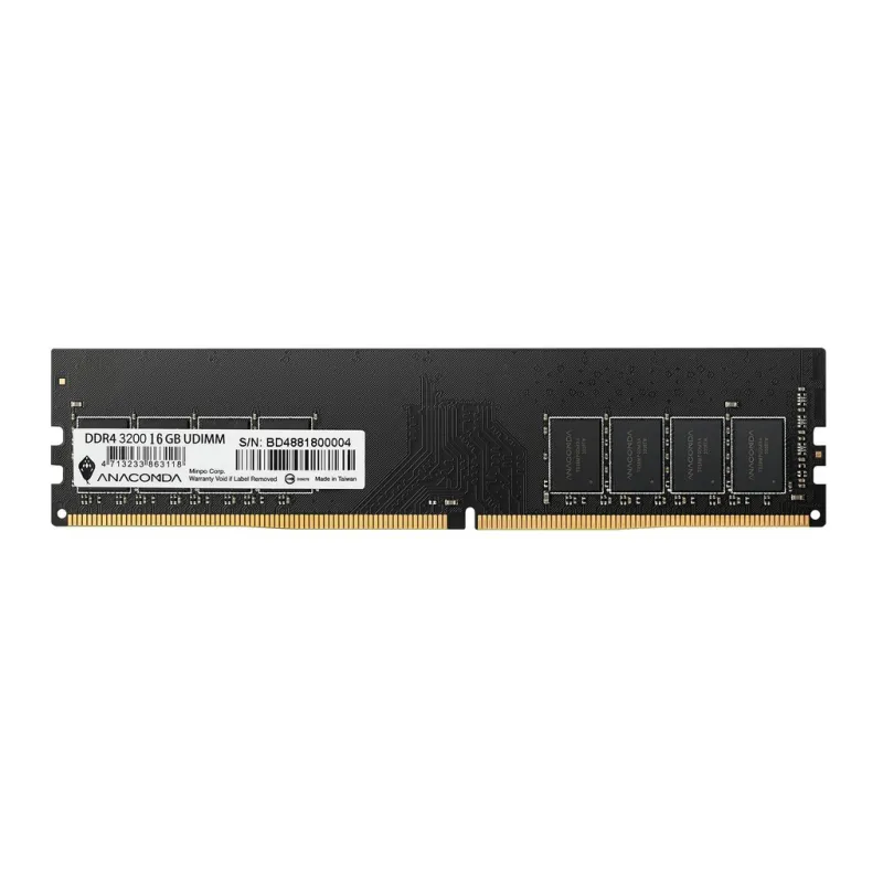 ANACOMDA STANDARD 8GB / 16GB/32GB DDR4 3200MHz 記憶體 - 8GB (8GB x1)