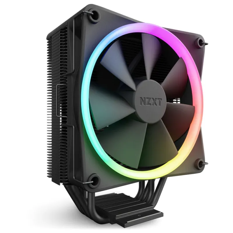 【八週年大激減】NZXT T120 RGB CPU Air Cooler 風冷散熱 (黑/白) - 黑色