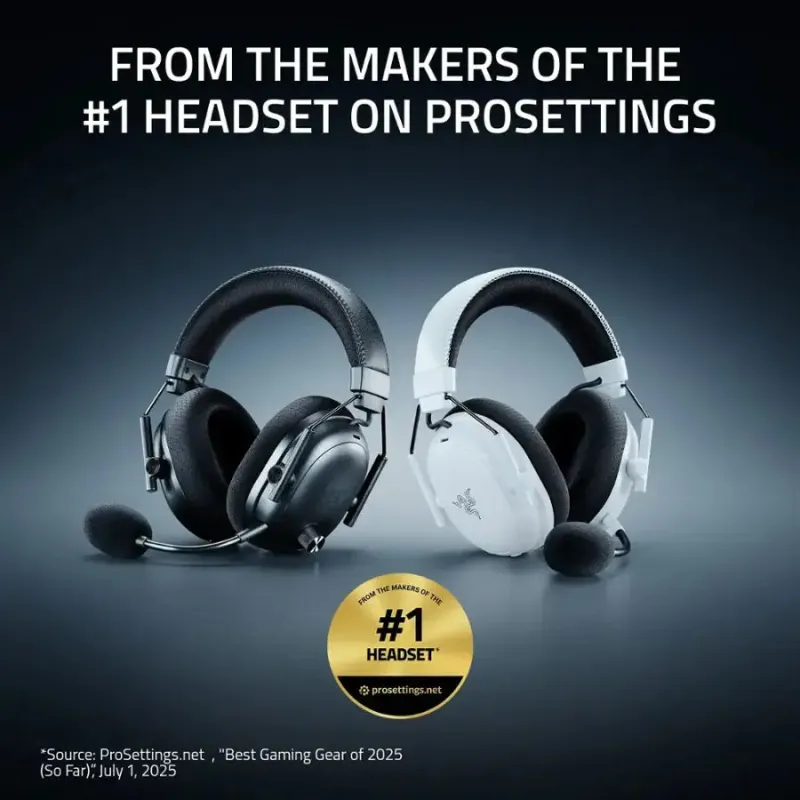 Razer BLACKSHARK V3 PRO Wireless ANC Headset 無線多遊戲耳機 - 黑色