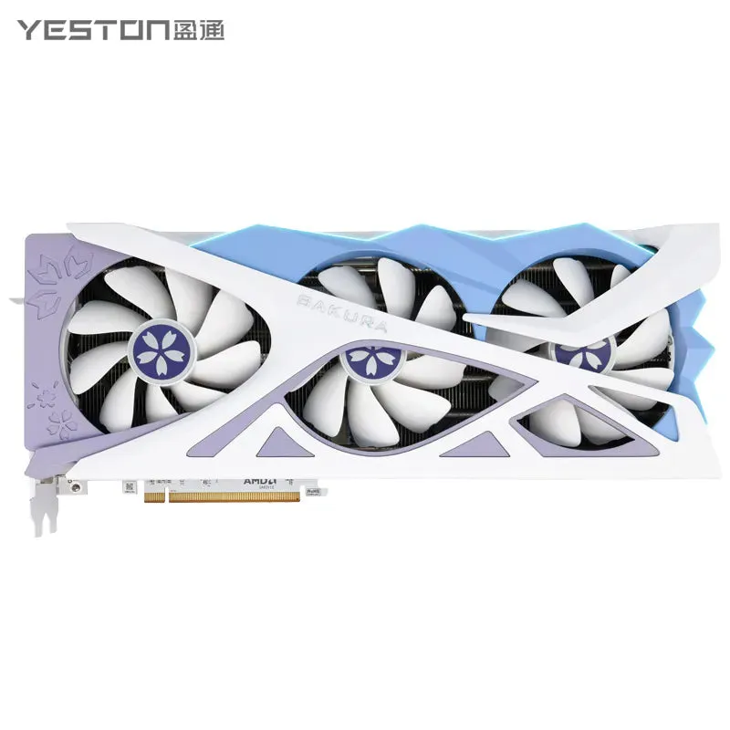 Yeston Radeon RX9070 16G GDDR6 Sakura OC 顯示卡 (DI-Y9070S1)