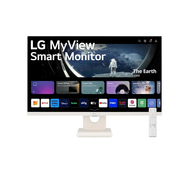 (內置喇叭) LG 27SR50F-W 智能顯示器 27" FHD IPS 配備webOS - 1920 x 1080 白色