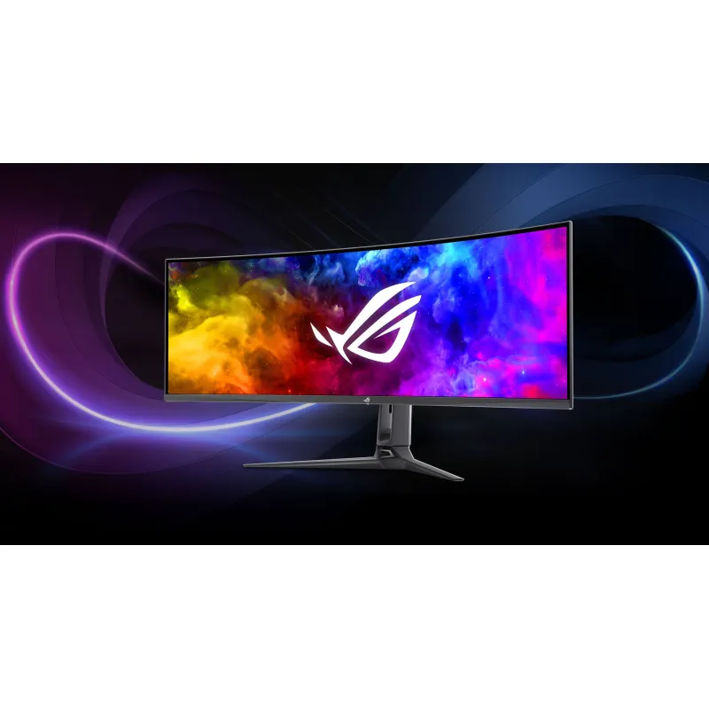 ASUSPG49WCD Monitor電競顯示器 49" 144HZCurved  Monitor5120 x 1440體驗無盡的沉浸感