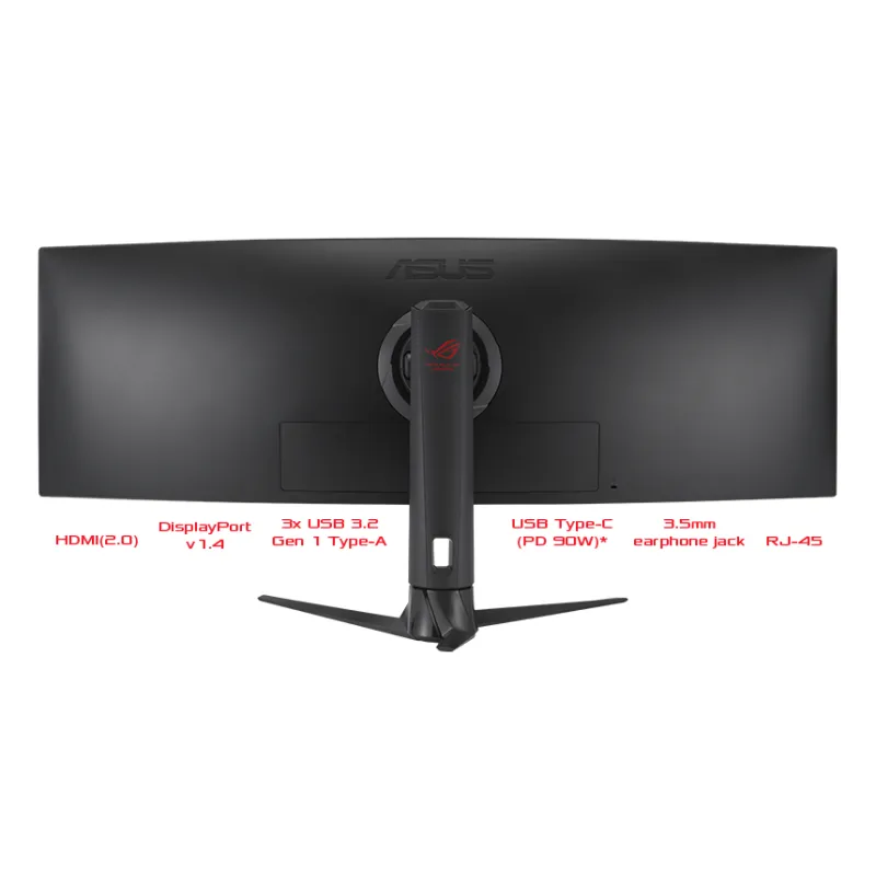 ASUS 華碩 XG49WCRMonitor電競顯示器 49"VA 165Hz 5120 x 1440ASUS Extreme Low Motion Blur Sync (ELMB SYNC) 技術