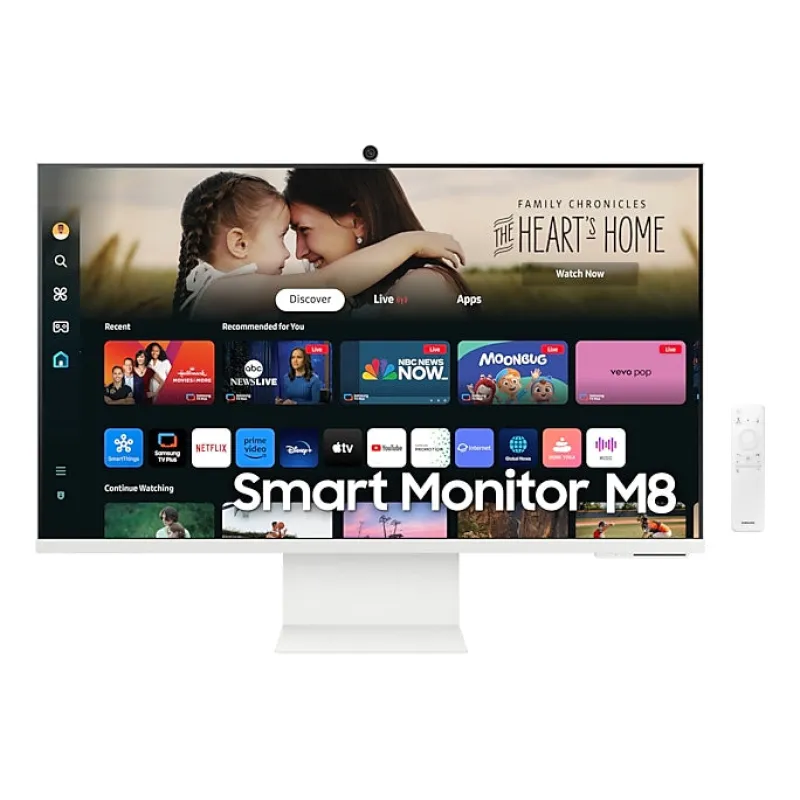 Samsung  LS32DM803UCXXK Monitor文書顯示器32"HDR10 3840x2160智能AI 驅動