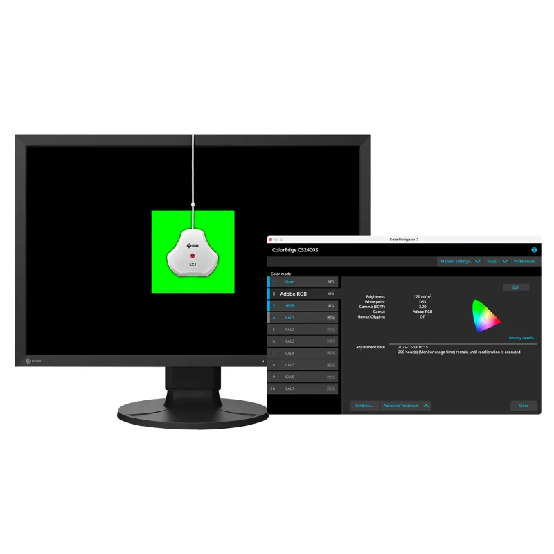 EIZO CS2400S Monitor文書顯示器1920 × 1200 Adobe RGB色彩空間