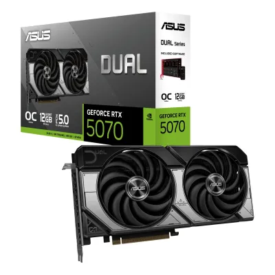 ASUS 華碩 Dual GeForce RTX 5070 顯示卡 12GB GDDR7 OC