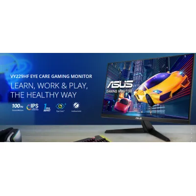 ASUS 華碩 VY229HF 藍光護眼顯示器 Gaming Monitor 21.45" FHD 100Hz IPS 1ms - 1920 x 1080