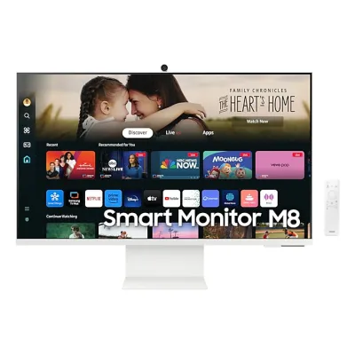 Samsung  LS32DM803UCXXK Monitor文書顯示器32"HDR10 3840x2160智能AI 驅動