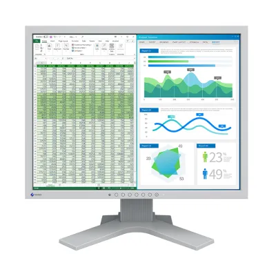 EIZO S2134H 21"IPS  Monitor文書顯示器1600 x 1200 Height Adjustable Stand