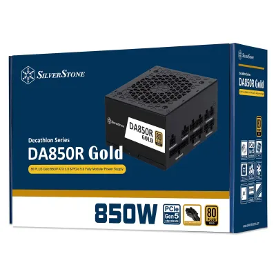 【八週年注目大激減】SilverStone DA850R Gold 850W 80 PLUS 全模組 主機電源