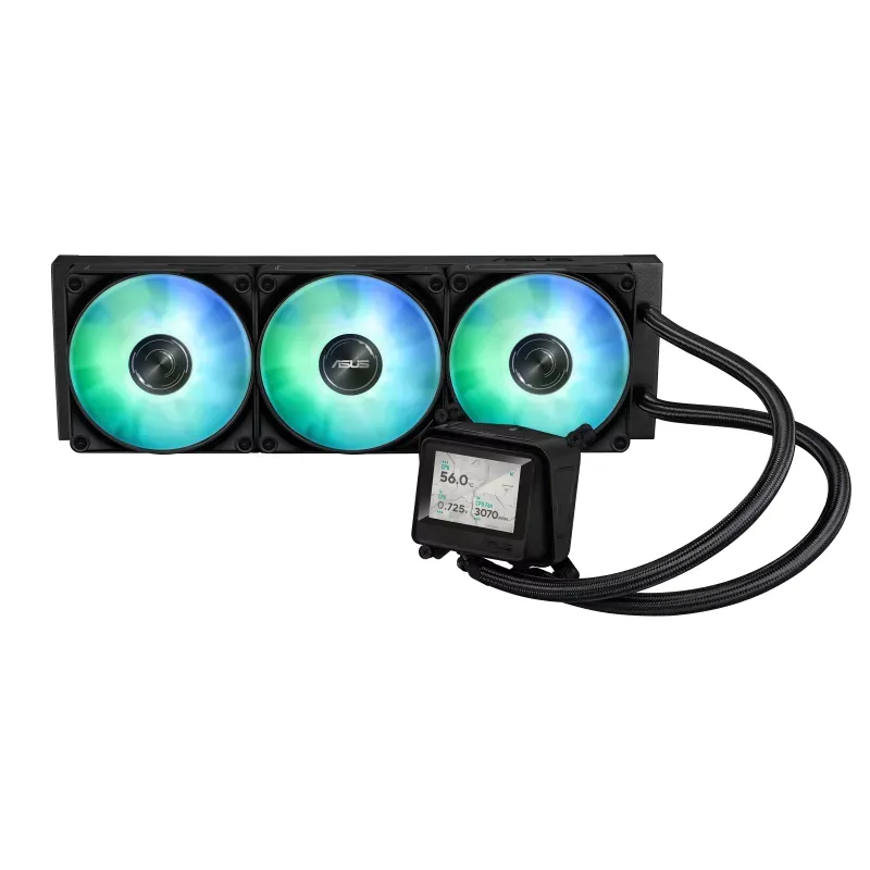 ASUS 華碩 AYW Gaming LC 360 ARGB LCD 水冷散熱器(黑/白） - 黑色