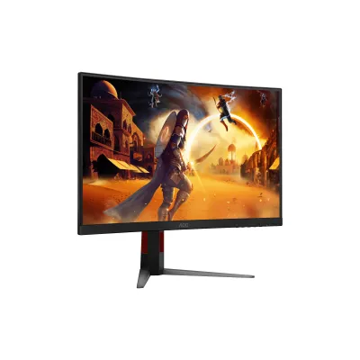 AOC CQ27G4 Monitor電競顯示器27 吋曲面180Hz VA 2560 × 1440（QHD）低藍光模式和狙擊鏡