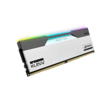 Klevv CRAS V RGB 48GB 銀白色套裝 (2x24GB) D5-6200C32 (ROG CERTIFIED)(KD5KGUD80-62B320P)(XMP/EXPO)