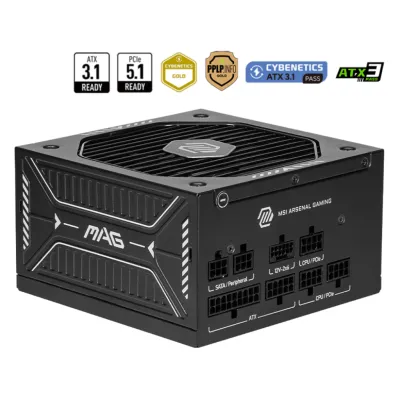 MSI 微星 MAG A750GLS III PICE5.1 ATX3.1 750W 80Plus Gold 金牌 主機電源 (5年保養)